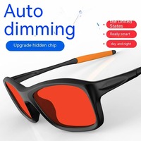 Lunettes intelligentes de sport LCD-28 pour l'extérieur, contrôle gestuel tactile, monture TR90, électrochromiques, haute définition, reconnaissance automatique, IPX-5