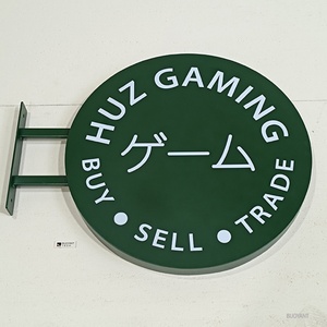Exterior <b>Wall</b> Hanging Advertising Round <b>Sign</b> Boards Store Shop Front Outdoor Blade <b>Sign</b> for Business - Product Image 5