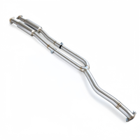 Résonateur de tuyau intermédiaire de performance OEM pour Lexus RC200T RC300 RC350 3.5L V6 2013-2020, tuyaux d'échappement de course en acier inoxydable SS304, ajustement OEM 1:1