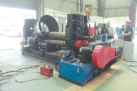 Machine à rouler les tôles en acier hydraulique universelle à rouleaux supérieurs, machine de cintrage CNC pour tôles métalliques en cône et en cercle