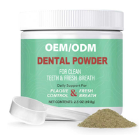 Poudre dentaire pour chiens, rafraîchisseur d'haleine pour chiens, poudre dentaire pour le nettoyage des dents, éliminateur de tartre, haleine fraîche, probiotiques