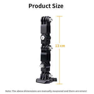 Accessoires pour caméra sportive HONGDAK, support de mentonnière pour casque pour <span class=keywords><strong>GoPro</strong></span> <span class=keywords><strong>Hero</strong></span> 12 <span class=keywords><strong>11</strong></span>, <span class=keywords><strong>kit</strong></span> de fixation adhésive pour casque de vélo et de moto - Product Image 4