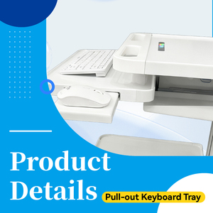 MT-1U stasiun kerja troli seluler pneumatik dapat disesuaikan cocok untuk mengangkat troli medis dengan mesin lengkap - Product Image 2