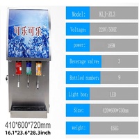 Distributeur de boissons gazeuses Post Mix, machine à faire du cola avec système de sirop BIB