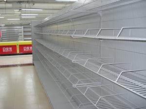 아메리칸 스타일 슈퍼마켓 랙 헤비 듀티 양면 직립 소매 선반 금속 슈퍼마켓 선반 - Product Image 3