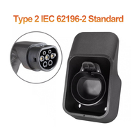 Support mural étanche de haute qualité pour prise de charge EV Type 2 IEC 62196-2 – Support factice pour prise de charge EV Type 2
