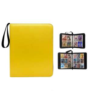 Album de collection de cartes en cuir PU, 4/9 compartiments, pour enfants, classeur de cartes, cadeaux personnalisables – Grande <span class=keywords><strong>Vente</strong></span> - Product Image 4