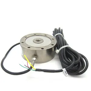 Round Button Type 5T 10T Weight Sensor Load Cell , 1 Ton 2 Ton 5 Ton 10T Compression Load Cell