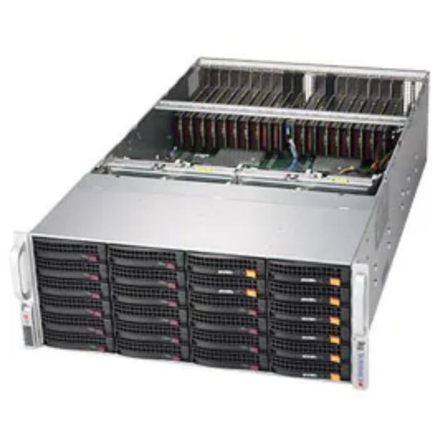 Supermicro SuperServer 6049GP-TRT 4U Rack-Mounted Dual Intel Processors System with 20 Single-Width for T4 GPUs in Stock