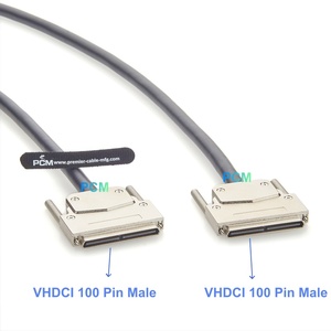 Kabel SCSI kepadatan tinggi VHDCI 100 Pin Male ke VHDCI 100 Pin Male untuk Modul I/O Akuisisi Data Kontrol Gerak Sistem Servo - Product Image 5