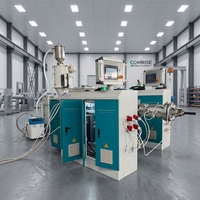 Nouvelle machine industrielle entièrement automatique à vis unique pour tuyaux enroulés en HDPE/PP à paroi creuse avec PLC et moteur