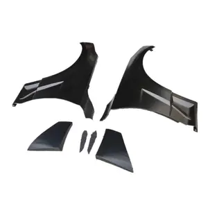 Xe chắn bùn cho Cadillac CT5 2020 2023 xe Side Spoiler một cặp nâng cấp màu đen cánh phong cách phụ tùng ô tô cơ thể phụ kiện