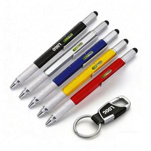 Stylos à bille multifonctions personnalisés avec logo pour entreprises, cadeaux promotionnels sur mesure - Product Image 1