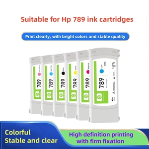 Cartouche d'<span class=keywords><strong>encre</strong></span> compatible 775 ml CMYK LC LM 789 en latex <span class=keywords><strong>pour</strong></span> imprimante <span class=keywords><strong>HP</strong></span> Designjet L25500 - Product Image 1