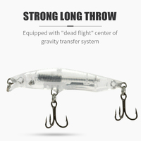 Leurre de pêche LUSHAZER Pencil Minnow 7g 15g, leurres artificiels en plastique, leurres durs pour la pêche au bar en eau salée et en eau douce