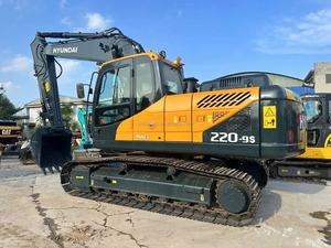 Precio barato Corea Hyundai 220lc-9s Excavadora de orugas usada Hyundai 215vs 225 305-9 330-9s Excavadora mediana para la venta - Product Image 4