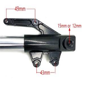 Forcella Anteriore Invertita Surron 630mm con Ammortizzatore 45mm/45mm e Copertura Protettiva per Parti da Corsa di Moto da Cross Cinesi - Product Image 2