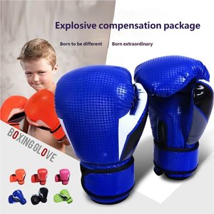 Gants de <span class=keywords><strong>boxe</strong></span> pour enfants et tout-petits, gants d'entraînement unisexes, 6 oz, matériau PU, entraînement et combat, emballage cassé - Product Image 6