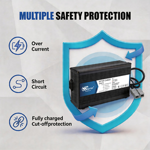 GSP Battery 56V 15A LiFePO4 Battery Charger 48V Lithium Iron Phosphate Fast Charger for RV EV Power Golf Cart Forklift - Product Image 3