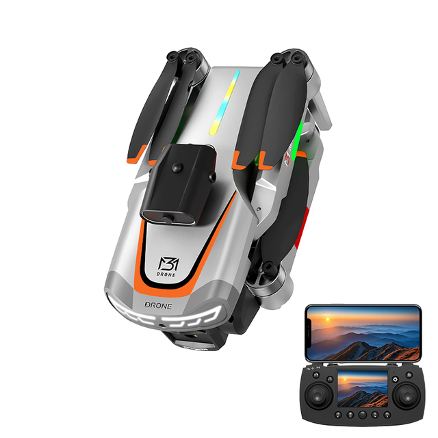 R8 Mini Brushless Motor Folding Headless Quadcopter Remote Control Beginner Drone HD Camera Obstacle Avoidance Electric Charger