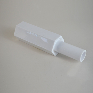 Ống gốm alumina công nghiệp độ tinh khiết cao 95% Al2O3, hình trụ, có dịch vụ cắt. - Product Image 2