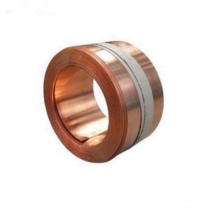 Bande de bobine de feuille de cuivre de surface polie rouge pur de haute qualité ASTM 1mm 2mm C1100 C2680 C19010 - Product Image 1