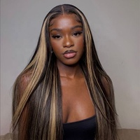 Perruque naturelle non coupée 13x4 lisse, cheveux vierges indiens 13x6, dentelle HD, cheveux humains pour femmes, usage quotidien