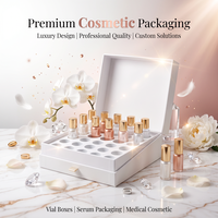 Custom High-End Art Paper Test Tube Packaging Boxes with Waterproof Portable Design Embossing Matt Lamination-Durable & Reliable