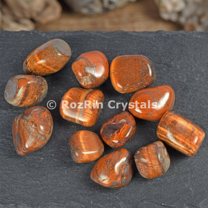 Pierres roulées en œil de tigre par Rozrin Crystals - Thème ange - Product Image 3
