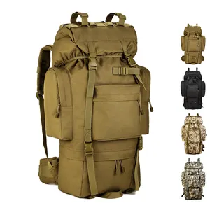 Protector Plus 600d Nylon Rucksack Multifunctional Waterproof Tactical Backpack Bag Outdoor Camo Hiking Camping Backpack 65l