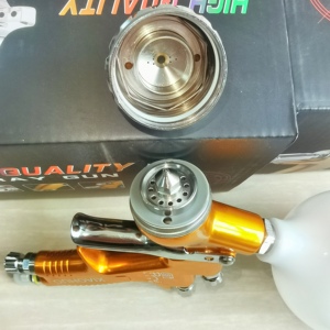 Оригинальный пистолет-распылитель HYFIRE pro lite golden1.3 мм, пистолет-распылитель 600cc GI, сделано в Великобритании - Product Image 5