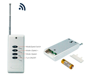 อุปกรณ์ควบคุม SPI สำหรับ Ws2811 2812 1903 16703รีโมทคอนโทรลหลายตัวแบบซิงโครนัส RF Dc5-24V Hc008 4คีย์ - Product Image 5