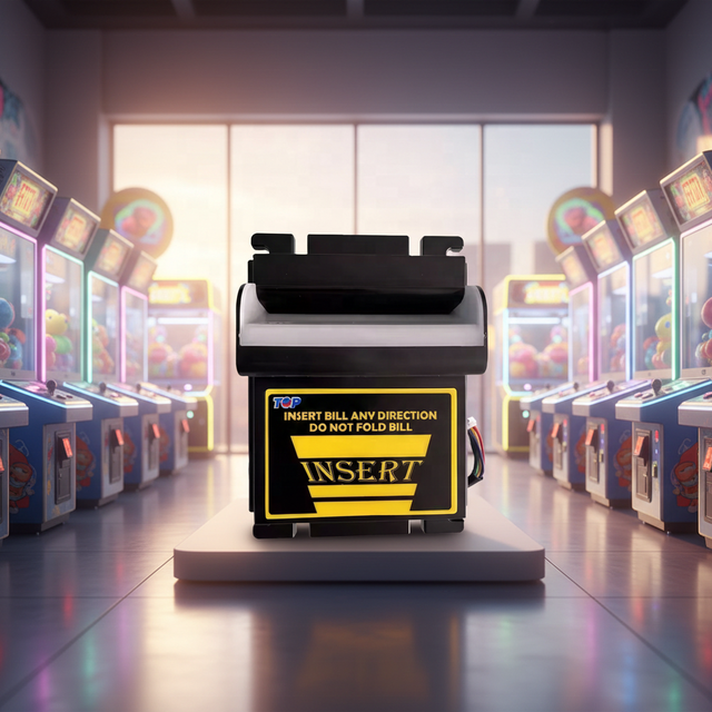Top TB74 Crane Machine Bill Acceptor Banknote Reader 110/220V English TW for Vending Coin Operated Games