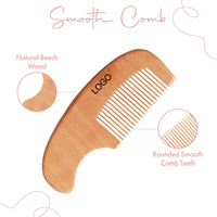 Ensemble de brosse à cheveux pour bébé Ensemble de brosse à cheveux douce pour nouveau-nés Ensemble de peigne et brosse pour bébé Fille et garçon Ensemble cadeau de brosse et peigne à cheveux pour tout-petits