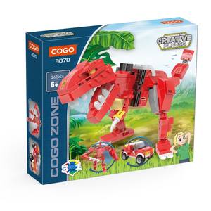 COGO 3 en 1 Jouets éducatifs pour enfants, <span class=keywords><strong>robot</strong></span> dinosaure, <span class=keywords><strong>camion</strong></span>, blocs de construction transformables - Product Image 5