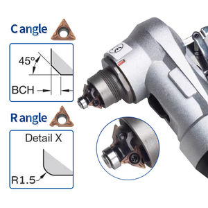 Handheld Metal Grinding Machine Cutting Grinder Mini Pneumatic <strong>45</strong> <strong>Degree</strong> Tile <strong>Chamfering</strong> - Product Image 4