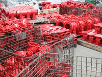 Vanne à opercule en fonte renforcée CA DN50-400 pour la lutte contre les incendies, avec joint thermique d'angle durable – Offre spéciale