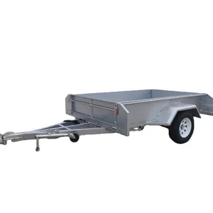 China hot manufacturer small single wheel cargo utility trailers for sale