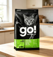Sachet refermable à fond plat mat à huit côtés avec fermeture éclair pour l'emballage et le stockage des aliments pour animaux de compagnie (chiens et chats)