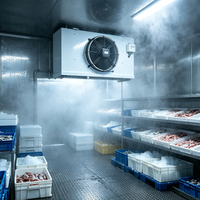 Unidad de Condensación Refrigerada por Aire para Cámaras Frigoríficas y Congeladores, Equipo de Refrigeración de 3HP con Compresor Scroll Emerson R410A