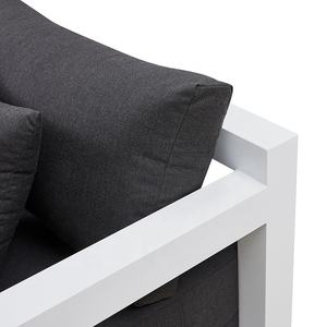 Luxe moderne Patio causeuse <span class=keywords><strong>canapé</strong></span> meubles <span class=keywords><strong>extérieur</strong></span> jardin épais coussin en <span class=keywords><strong>aluminium</strong></span> 2 places <span class=keywords><strong>canapé</strong></span> - Product Image 5