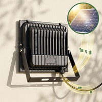 Projecteur solaire extérieur de qualité supérieure 200W, étanche, LED haute efficacité, en alliage de fer, prix de gros direct usine