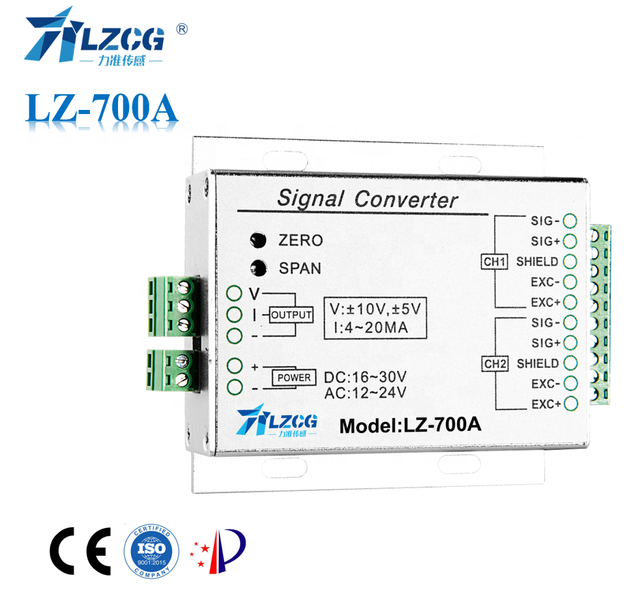 LZ-700A Two Channel One Analog signal Output Force Sensor signal Converter/amplifier / Transmitter