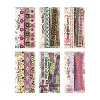 20 Stiker Per Paket Seri Flowery Affection Stiker Dekoratif Tahan Air Stiker Bunga Lucu untuk Planner
