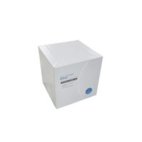 Boîte d'emballage carrée en carton recyclable pour ampoules cosmétiques avec impression de logo personnalisé, gaufrage, doublure en éponge et fermeture magnétique