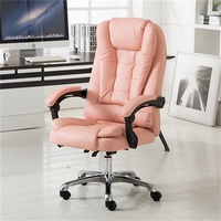 Chaise de bureau ergonomique, chaise de bureau mobile de luxe avec soutien lombaire, chaise de visiteur de bureau confortable