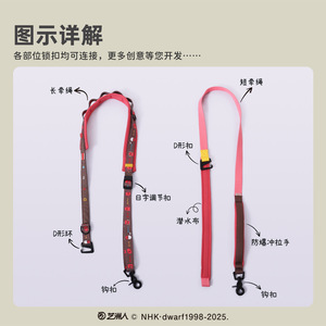 Huayuan Hoopet Dog <b>Leash</b> Cartoon Pattern Spring Cherry Blossoms Dreamy Purple Midnight Blue Non Retractable <b>Pet</b> Tow Rope - Product Image 3