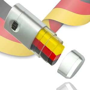 Pinturas en Barra de Colores Personalizables, Lavables, Ecológicas, Resistentes al Agua, con Diseño de Bandera Nacional, Estilo Anime ROMANCE Retro - Product Image 1