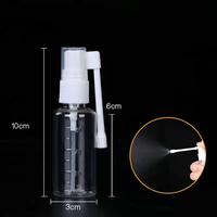 Vaporisateur en plastique en forme de trompe d'éléphant 10ml 20ml 30ml 50ml avec buse réglable pour la distribution de liquides