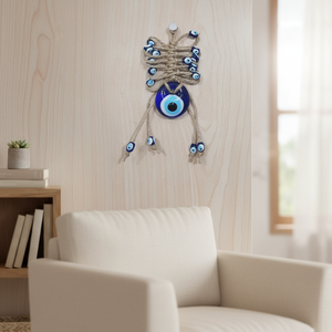 13x5cm Evil Eye Ornament Tenture murale Décoration Design unique pour la maison ou le bureau - Product Image 3